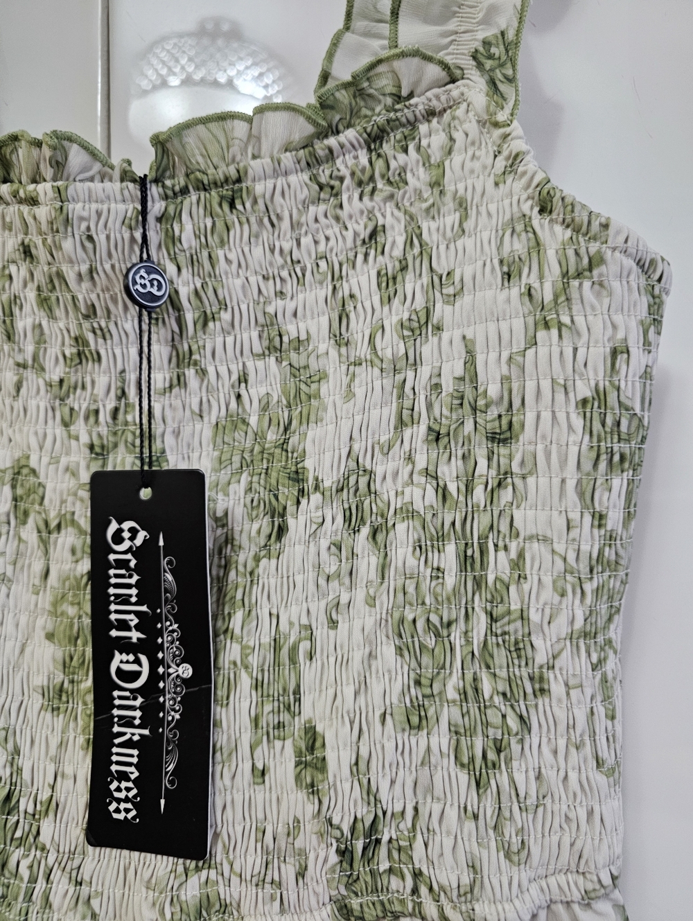 New Scarlet Darkness Spring Love Story Sundress with Pockets - Picture 13 of 16